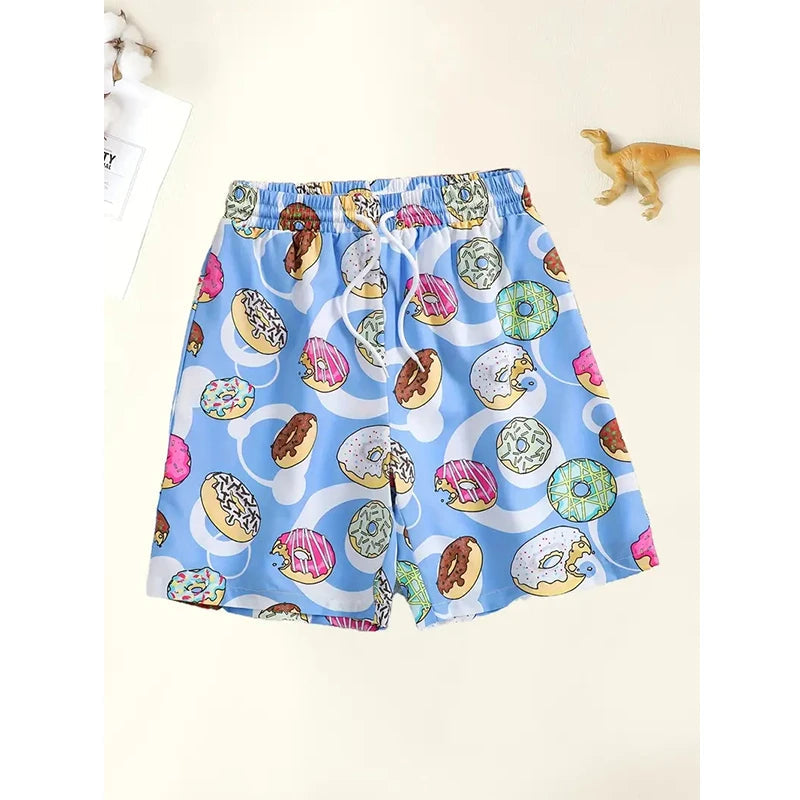 Harajuku Casual Shorts Männer Frauen Eis Sport Gym Shorts Fitness 3D Druck Schnell Trocknend Urlaub Board Shorts Sommer Männliche Shorts Festival Outfits | Techno Shirts | Rave Clothing