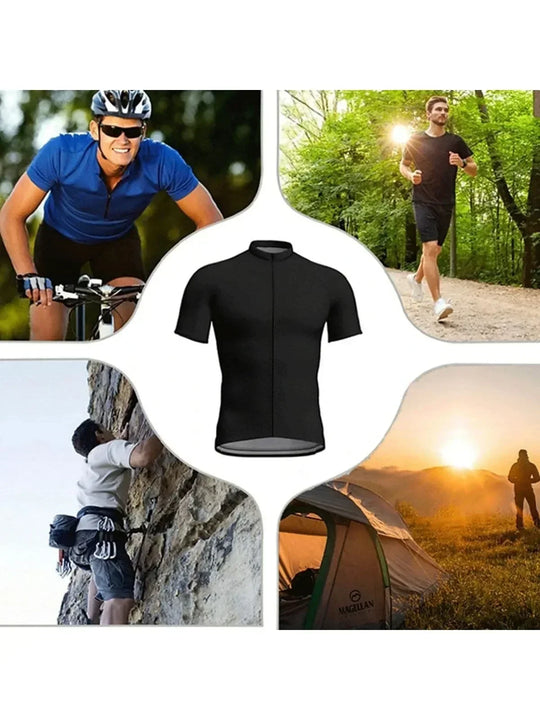 2024 cycling summer men funny bicycle shirt cycle short sleeve MTB jersey road bike clothing cycling jersey FESTIVAL OUTFITS & STREETWEAR