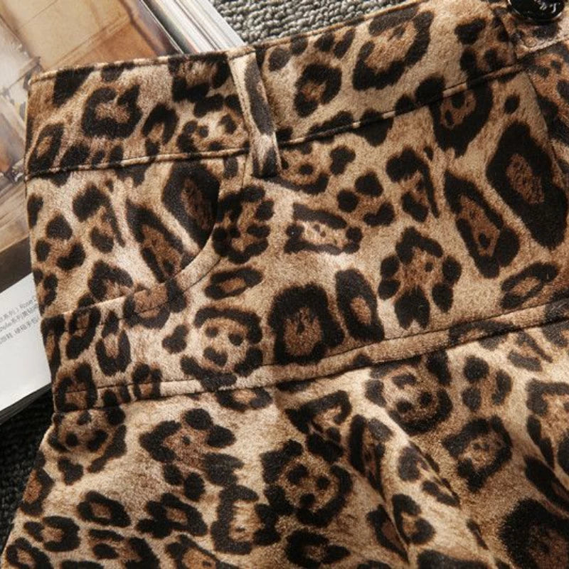 Deeptown sexy Leoparden muster Falten rock y2k Vintage-Stil Frauen hohe Taille Röcke Rüschen Minirock braun weibliche Streetwear Festival Outfits | Techno Shirts | Rave Clothing