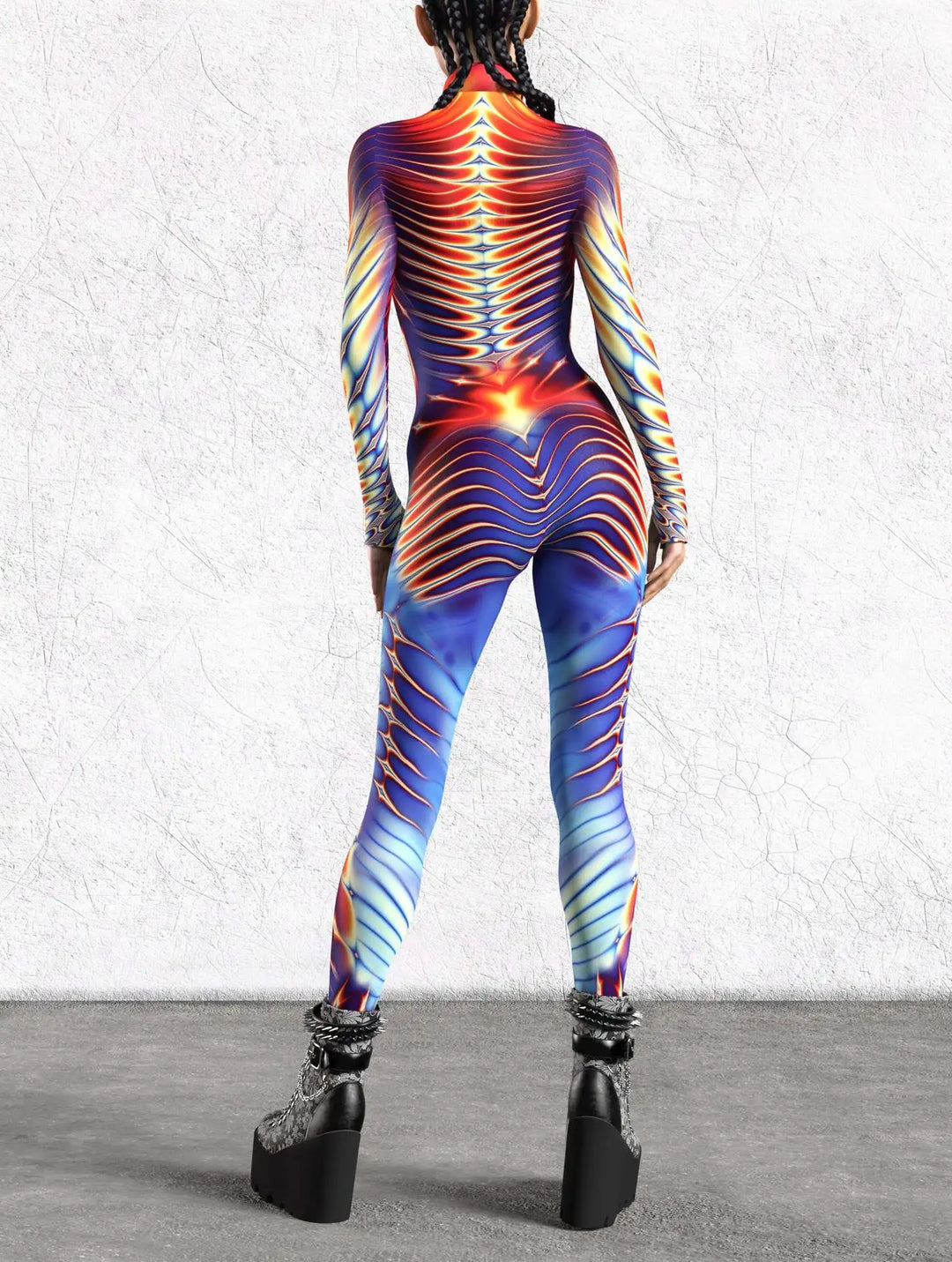 Multicolor Jumpsuit Women Sexy Zentai Suit Gothic Morphsuit Animal Bodysuit Cosplay Rave Costume Halloween Festival Party Outfit FESTIVAL OUTFITS & STREETWEAR