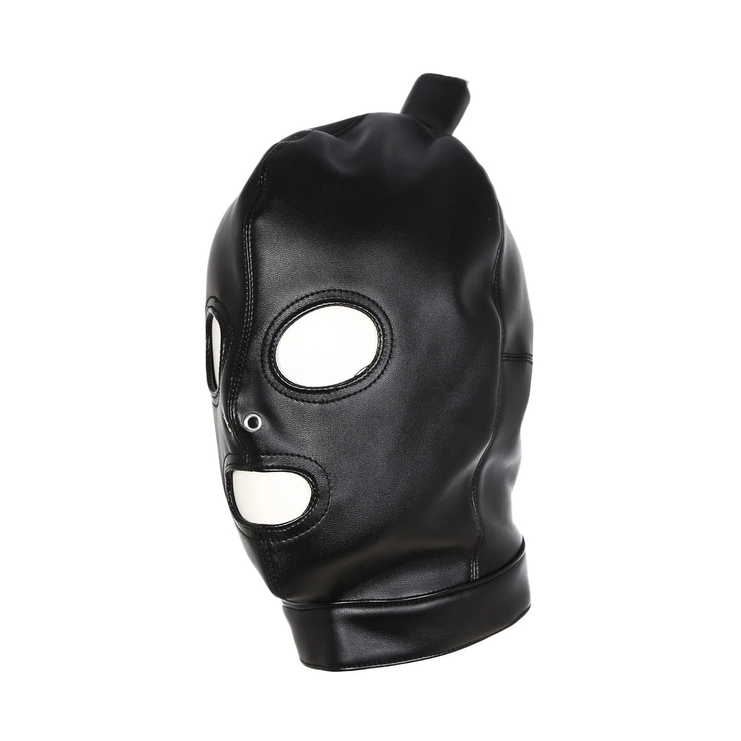 Role play Mask Cosplay Bondage Sexy Mask Hood with Top Wig Braid Unisex Headwear Handmade Halloween Women Cosplay Custumes Festival Outfits | Techno Shirts | Rave Clothing