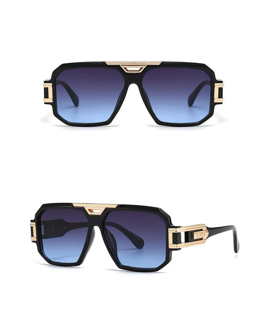 56478 Luxusmarke Sonnenbrille Männer Vintage Design Übergroße Brillen Männliche Shades Uv400 Fahren Gläser Festival Outfits | Techno Shirts | Rave Clothing