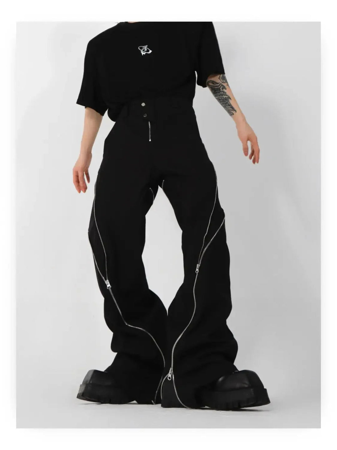 Schlaghose Männer Festival Outfits | Techno Shirts | Rave Clothing
