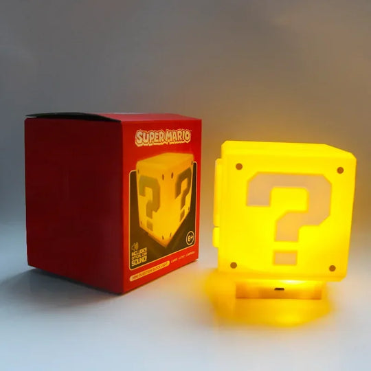 Sprach steuerung 3d Nachtlichter bunte Pac Mann Super Mario Figur Pixel führte Fragezeichen Licht Spiel Symbol Atmosphäre Lampe Geschenke