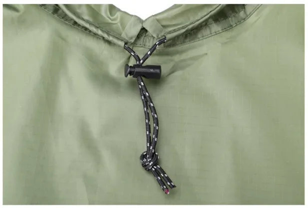 3-in-1-Militär-Regenmantel für den Außenbereich, mit Kapuze, wasserdicht, Regenponcho, Motorrad-Regenschutz, Camping, Wandern, Reisen, Regenbekleidung, Zelt Festival Outfits | Techno Shirts | Rave Clothing