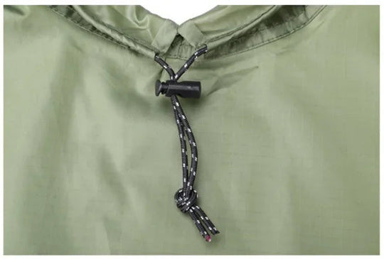 3-in-1-Militär-Regenmantel für den Außenbereich, mit Kapuze, wasserdicht, Regenponcho, Motorrad-Regenschutz, Camping, Wandern, Reisen, Regenbekleidung, Zelt Festival Outfits | Techno Shirts | Rave Clothing