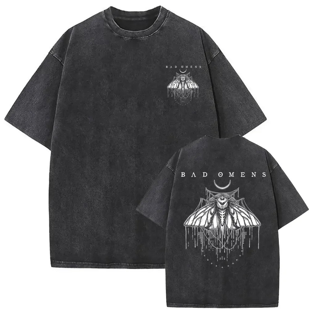 bad omens cult streetwear shirt oversized-black