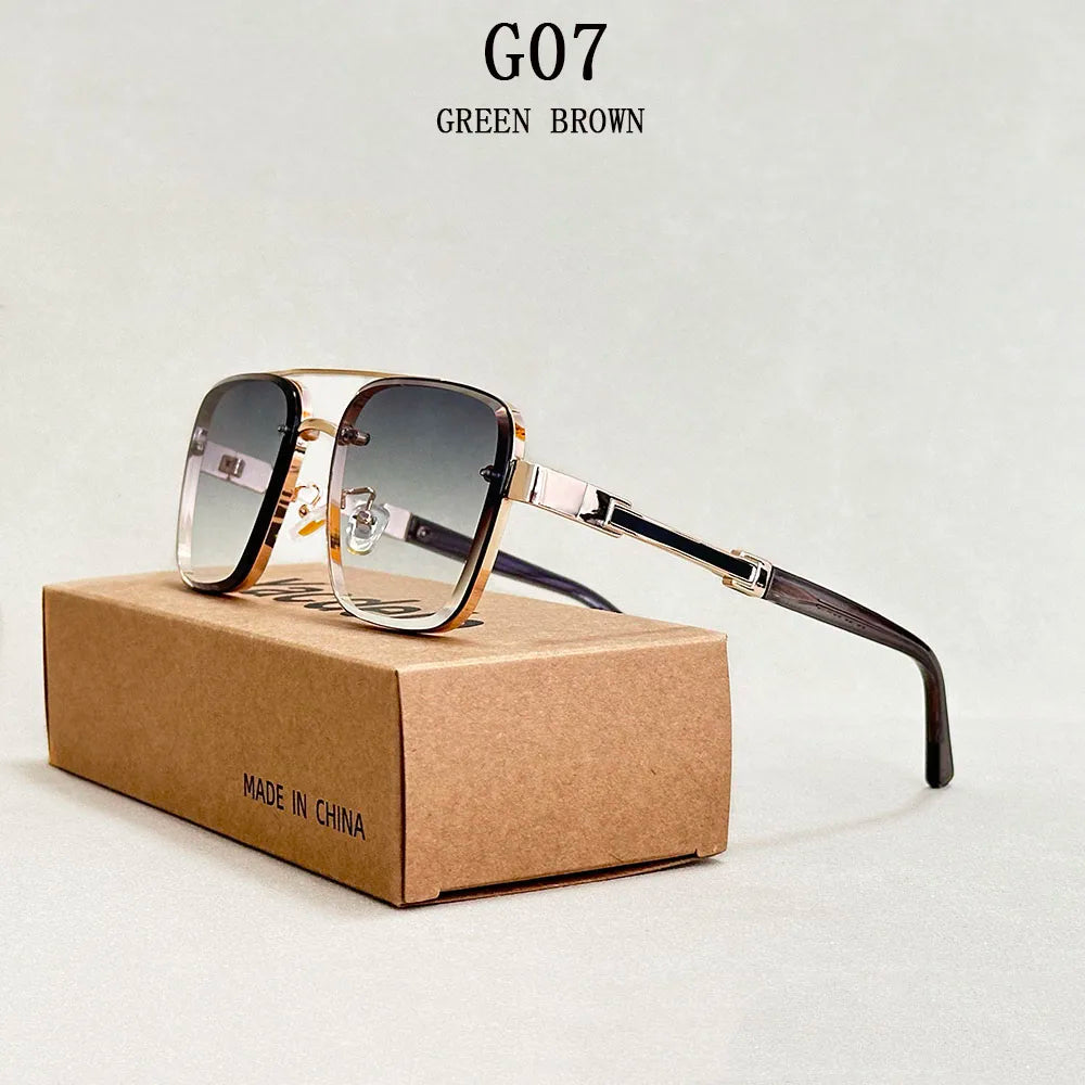 Neue Sonnenbrille Für Männer Luxus Mode Gläser Sonnencreme Quadrat Sonnenbrille Frauen Trendy Vintage Gafas De Sol Hombre Zonnebril Su Festival Outfits | Techno Shirts | Rave Clothing