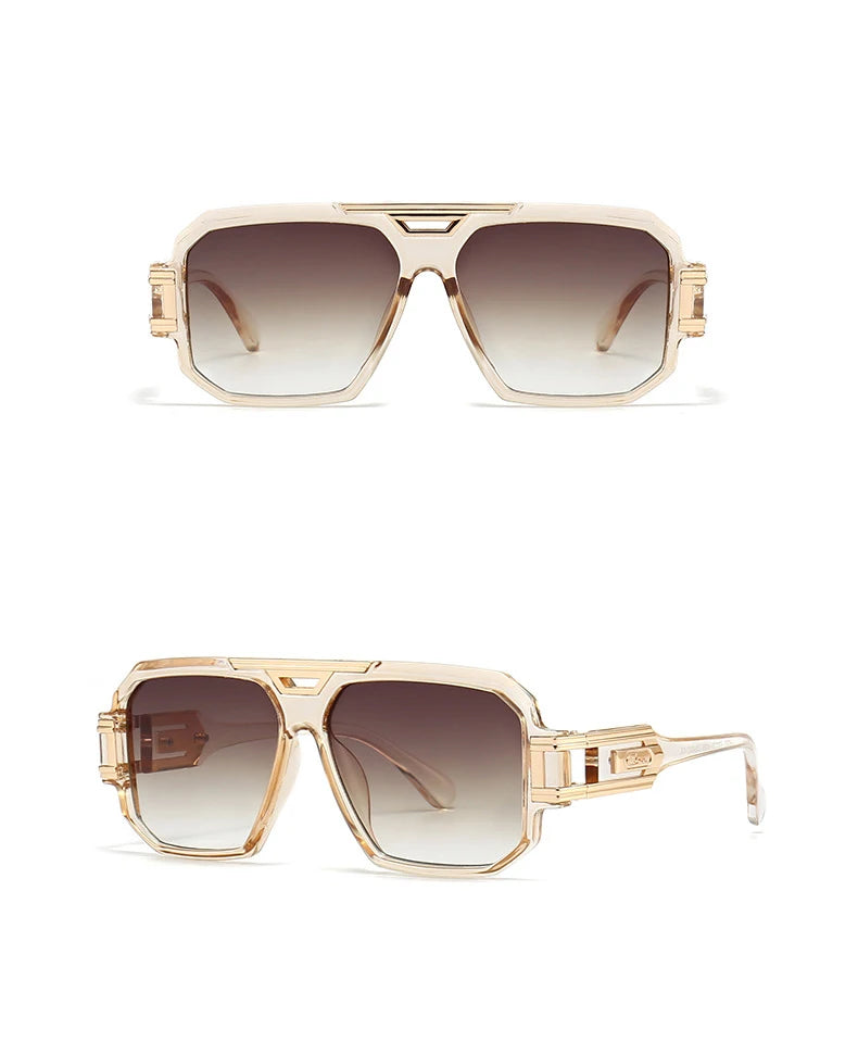 56478 Luxusmarke Sonnenbrille Männer Vintage Design Übergroße Brillen Männliche Shades Uv400 Fahren Gläser Festival Outfits | Techno Shirts | Rave Clothing