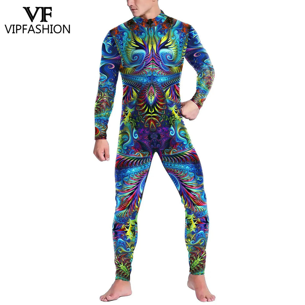 Techno Festival Outfit Männer - EDM Rave Kostüm Herren - Elektronisches Festival outfit