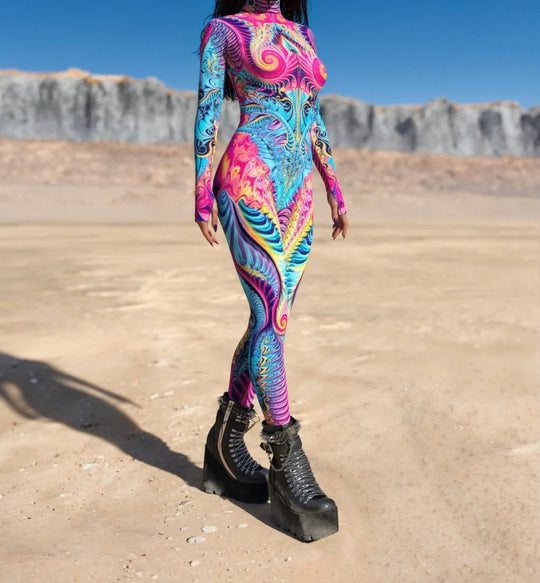 Multicolor Jumpsuit Women Sexy Zentai Suit Gothic Morphsuit Animal Bodysuit Cosplay Rave Costume Halloween Festival Party Outfit FESTIVAL OUTFITS & STREETWEAR