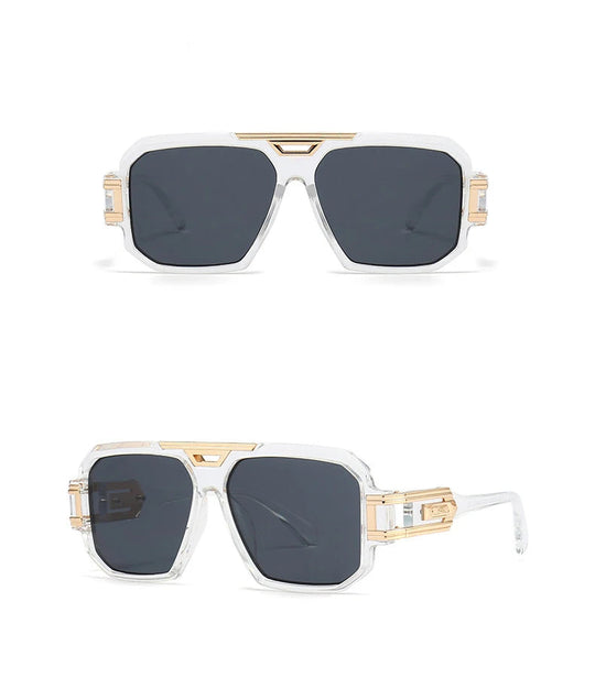 56478 Luxusmarke Sonnenbrille Männer Vintage Design Übergroße Brillen Männliche Shades Uv400 Fahren Gläser Festival Outfits | Techno Shirts | Rave Clothing
