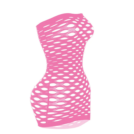 2024 neue Mesh aushöhlen Frauen Mini kleid sexy Club Party Bodycon Mode Abendkleider elegante Kleidung rosa Luxus kleider Festival Outfits | Techno Shirts | Rave Clothing