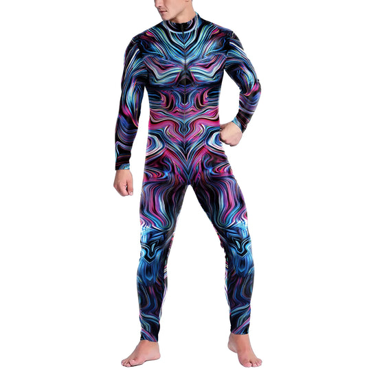 Techno Festival Outfit Männer - EDM Rave Kostüm Herren - Elektronisches Festival outfit