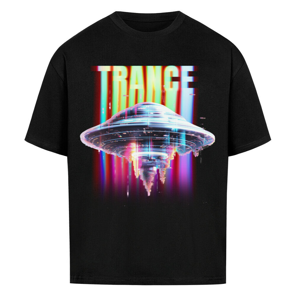 Trance Shirt mit futuristischem UFO-Design