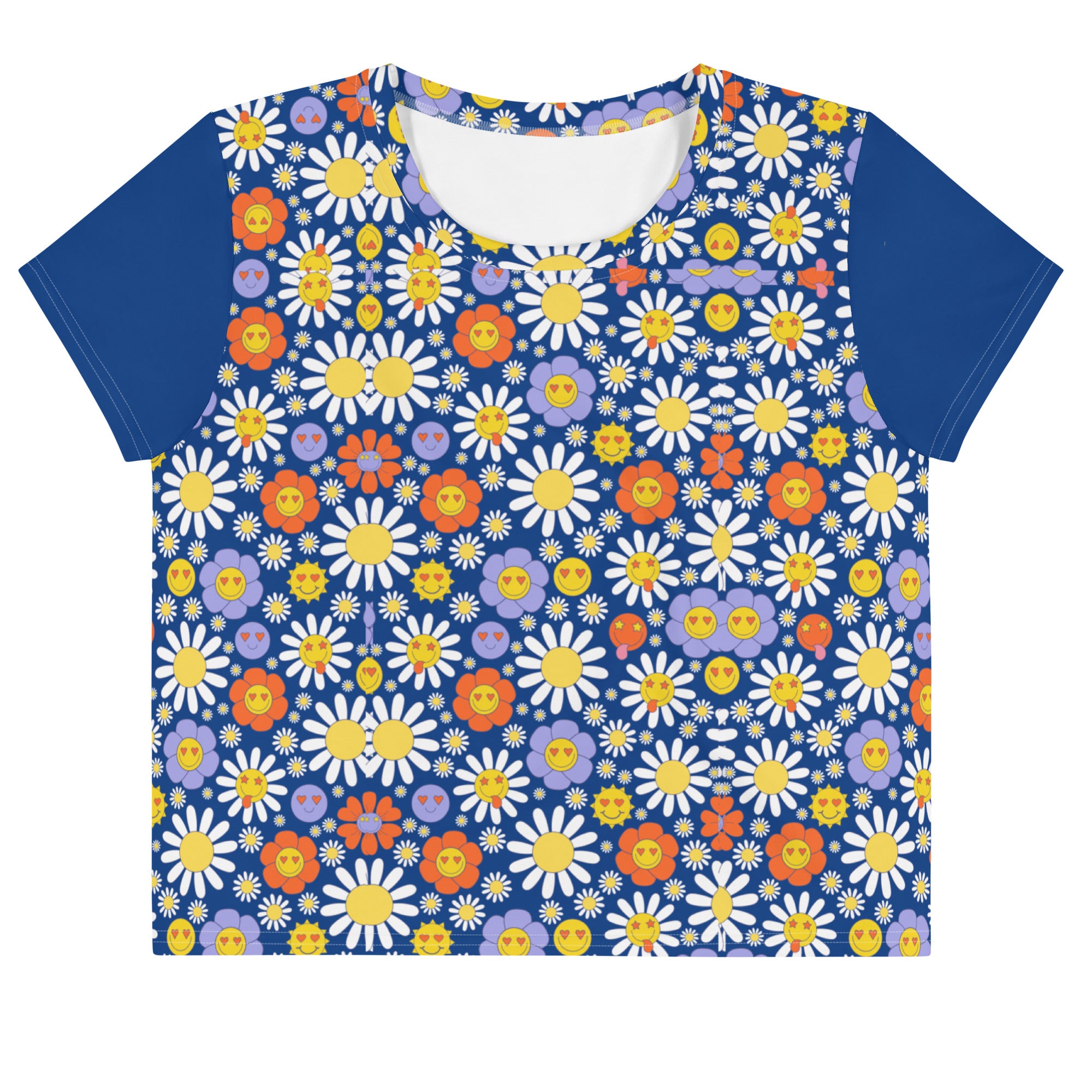 Groovy Gal - Hippie Festival Flower Power Crop Top FESTIVAL OUTFITS & STREETWEAR