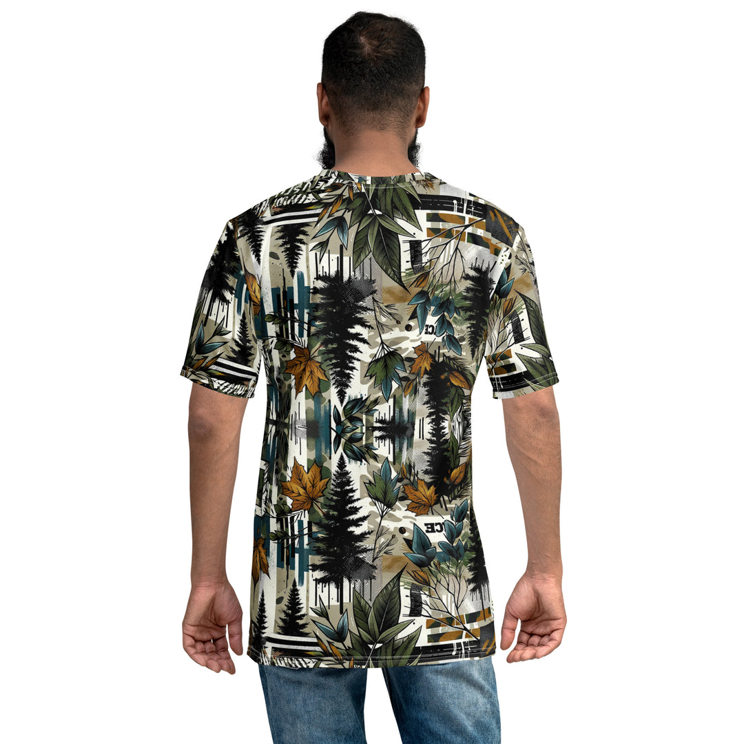 Men's t-shirt Wood lover - Festival Shirt Grafik all over Tee - Techno Rave outfit Festival Shirts