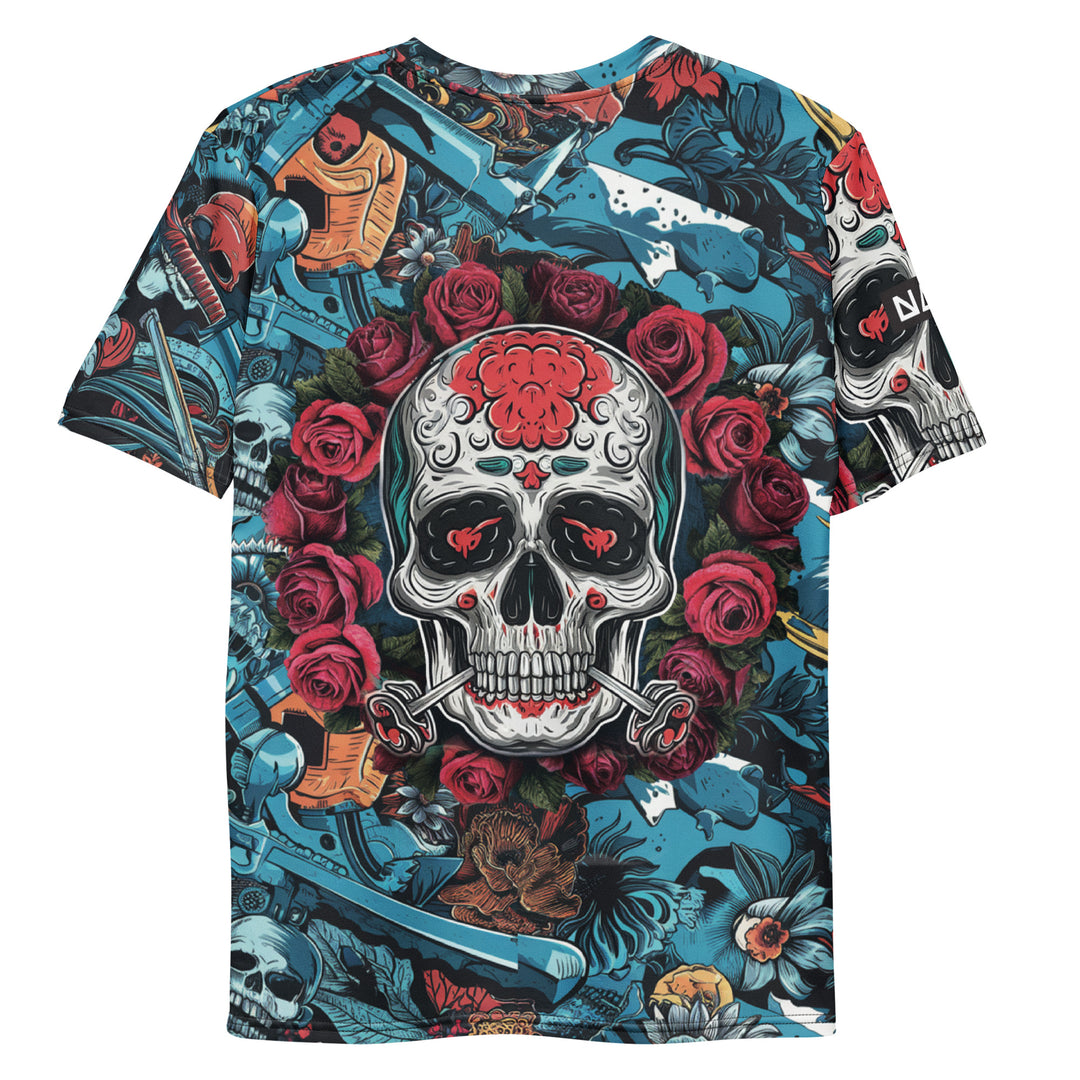 Streetwear Full print Shirt, Skull, Totenkopf, Streetstyle Festival Shirts