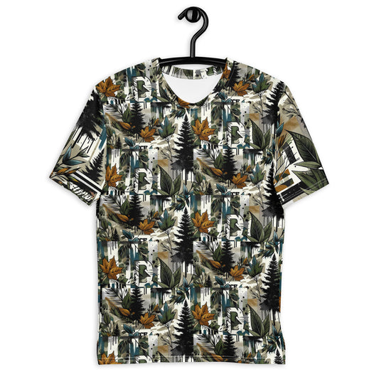 Men's t-shirt Wood lover - Festival Shirt Grafik all over Tee - Techno Rave outfit Festival Shirts
