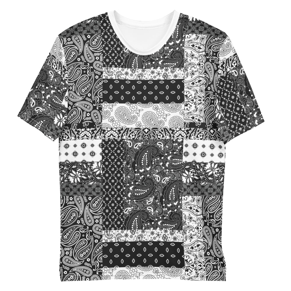 Streetwear Full print Shirt Paisley Pattern - Streetstyle all over print Carlo Colluci Style - Festival Outfit Männer - Techno Rave 90´s y2k Festival Shirts
