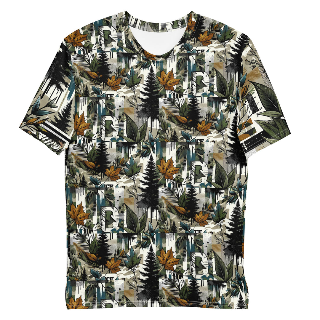 Men's t-shirt Wood lover - Festival Shirt Grafik all over Tee - Techno Rave outfit Festival Shirts