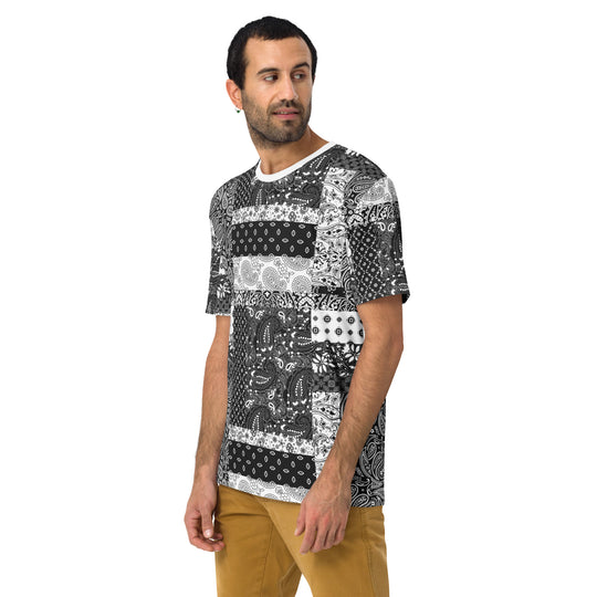 Streetwear Full print Shirt Paisley Pattern - Streetstyle all over print Carlo Colluci Style - Festival Outfit Männer - Techno Rave 90´s y2k Festival Shirts