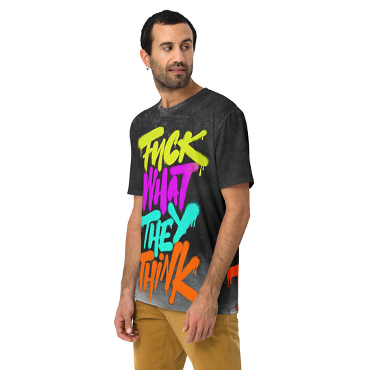 NATZ Clothing! Statement T-Shirt "Fuck what they think" (Frontprint) FESTIVAL OUTFITS & STREETWEAR