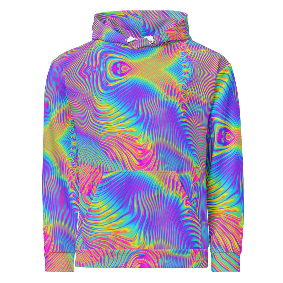 NATZ Clothing! Festival Hoodie "Holographic" 2xs - 6xl Festival Shirts