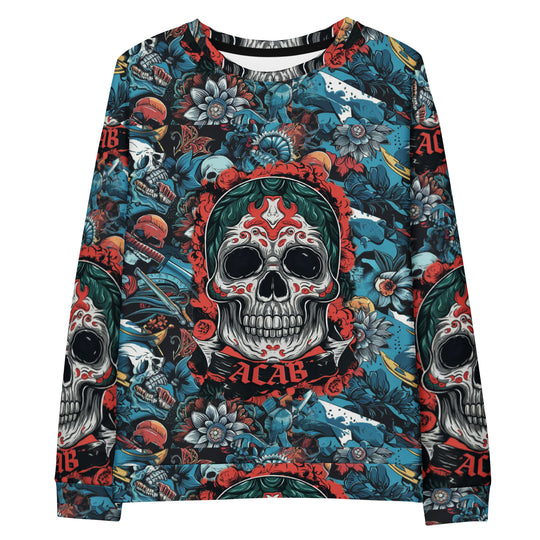 NATZ Clothing - ACAB Skull Pullover - Festival outfit FESTIVAL OUTFITS & STREETWEAR