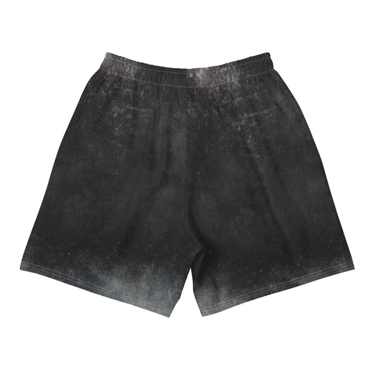 NATZ CLOTHING! Black Washed Unisex Sport-Shorts mit Grafitti Print FESTIVAL OUTFITS & STREETWEAR