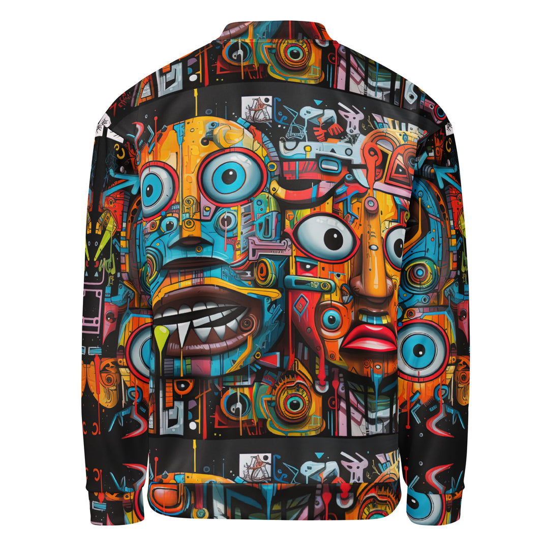 Streetwear Full Print Bomberjacke - 90s Vintage Retro - Streetwear Festival Shirts