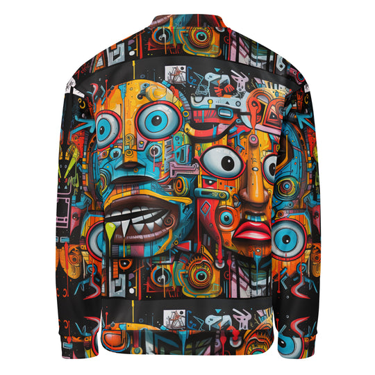 Streetwear Full Print Bomberjacke - 90s Vintage Retro - Streetwear Festival Shirts