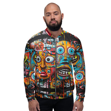 Full-Print- Bomberjacke - Festival Outfit - Streetwear - All over Print