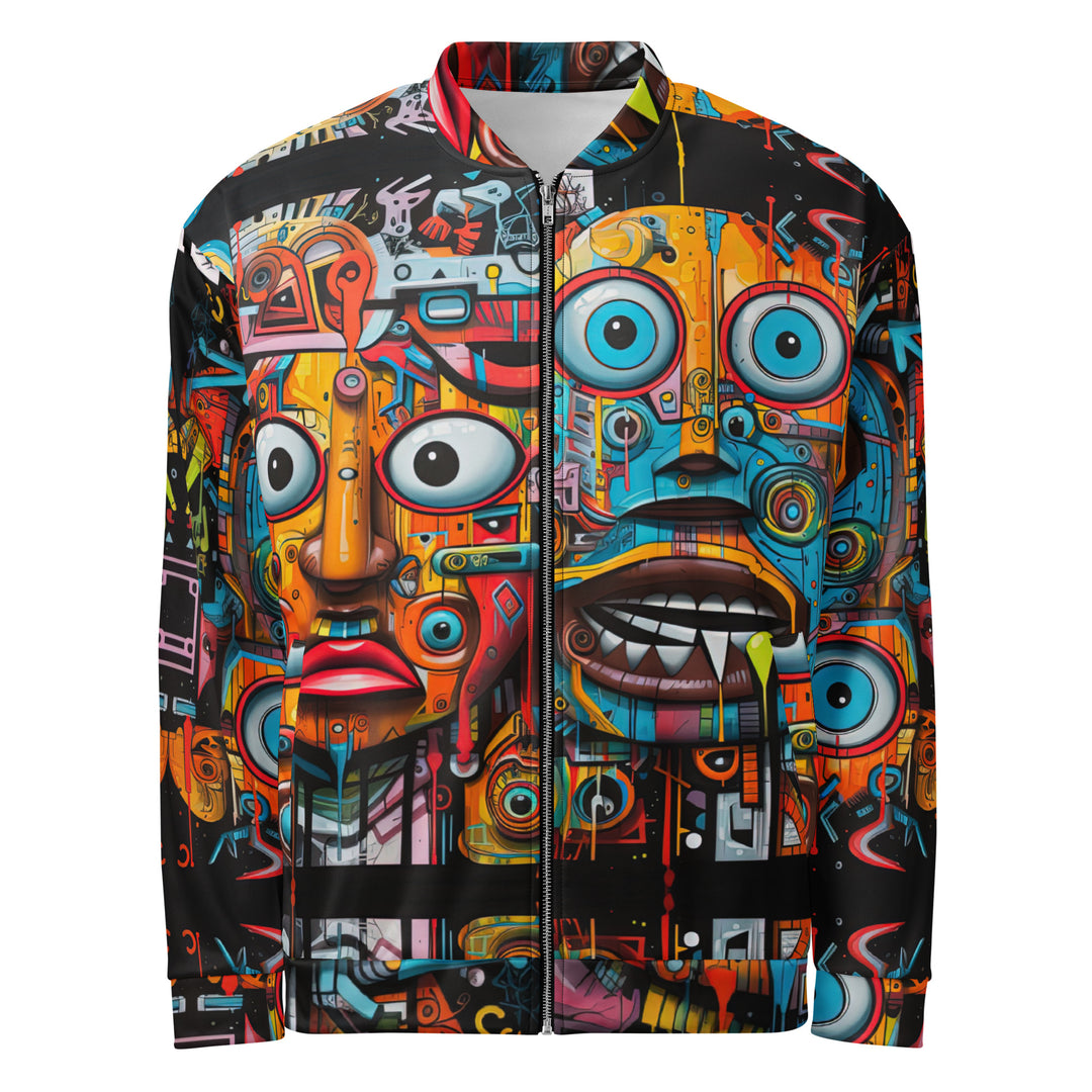 Streetwear Full Print Bomberjacke - 90s Vintage Retro - Streetwear Festival Shirts