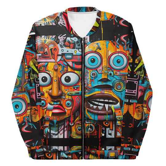 Full-Print- Bomberjacke - Festival Outfit - Streetwear - All over Print Festival Shirts