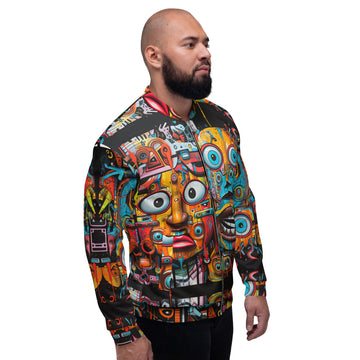 Full-Print- Bomberjacke - Festival Outfit - Streetwear - All over Print