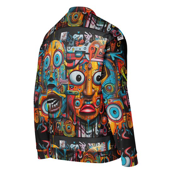 Streetwear Full Print Bomberjacke - 90s Vintage Retro - Streetwear Festival Shirts