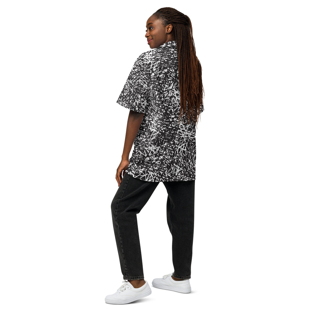 Streetwear Full print Hemd mit Knöpfen - Streetstyle all over print Festival Shirts