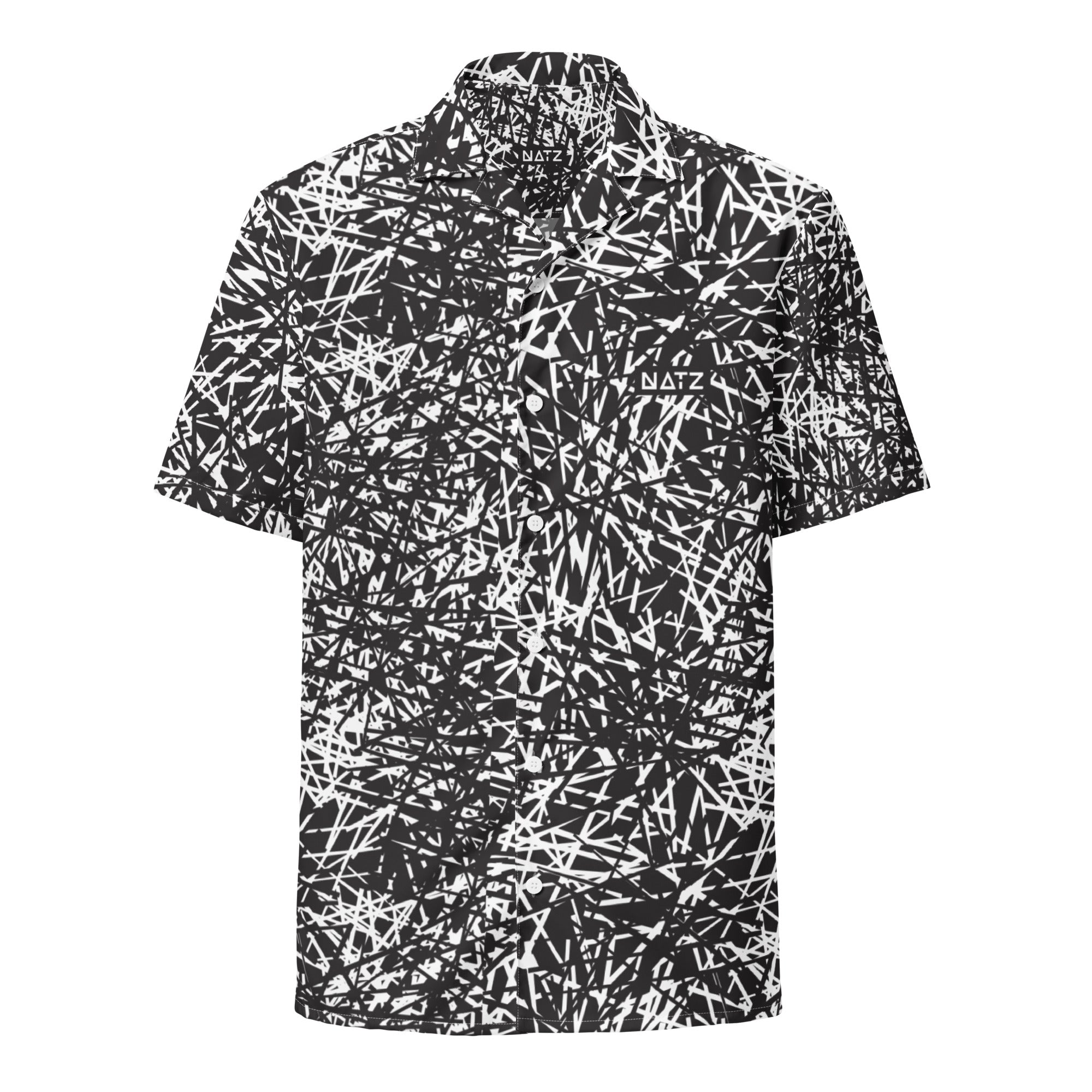 Streetwear Full print Hemd mit Knöpfen - Streetstyle all over print Festival Shirts