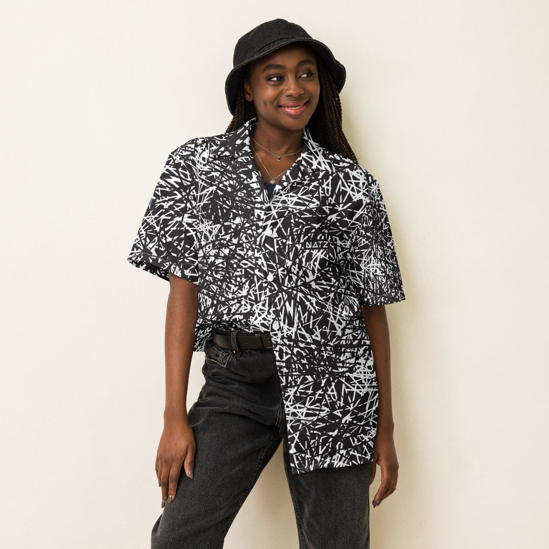 Streetwear Full print Hemd mit Knöpfen - Streetstyle all over print Festival Shirts