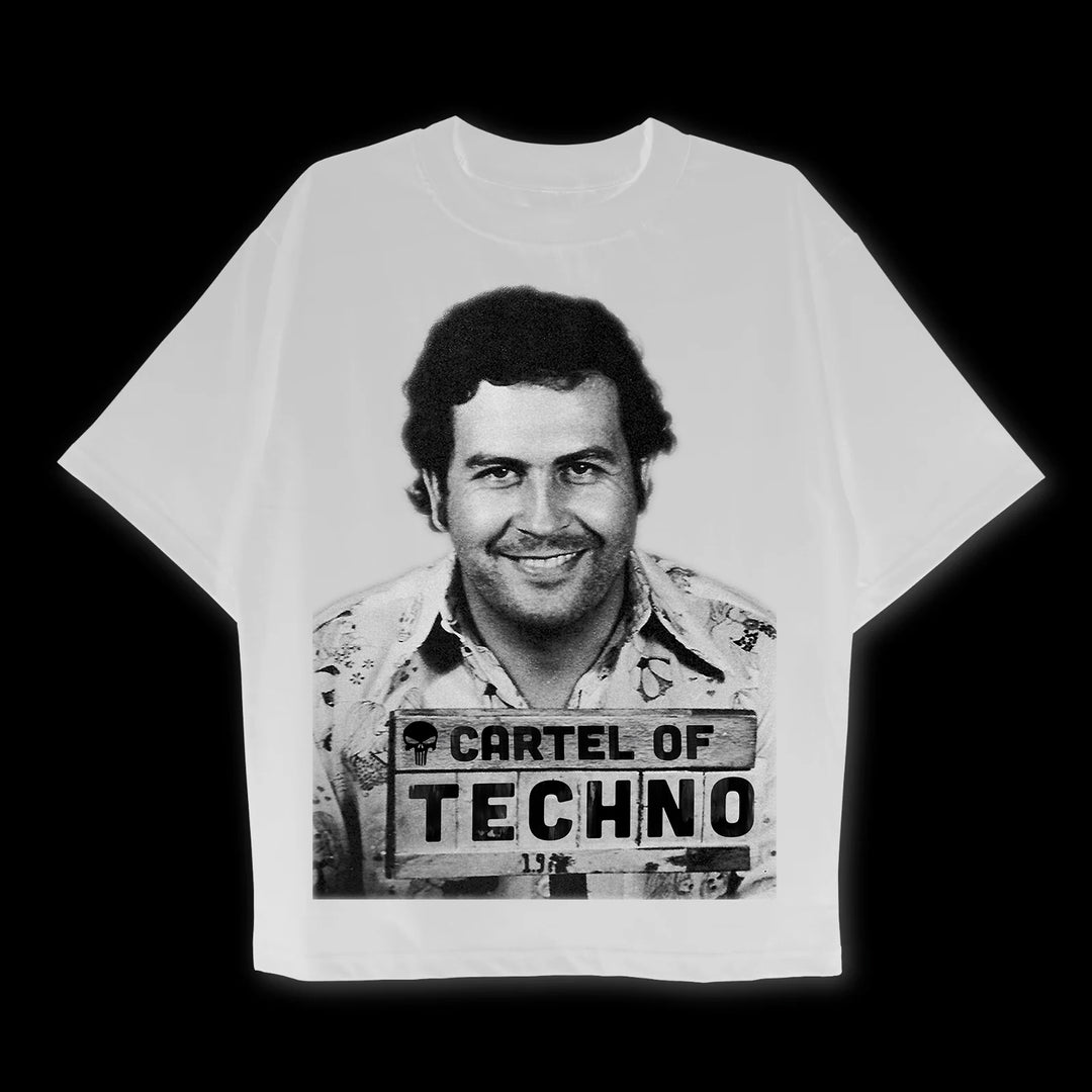 "Pablo - Cartel of Techno" Oversized Techno Shirt (Frontprint)