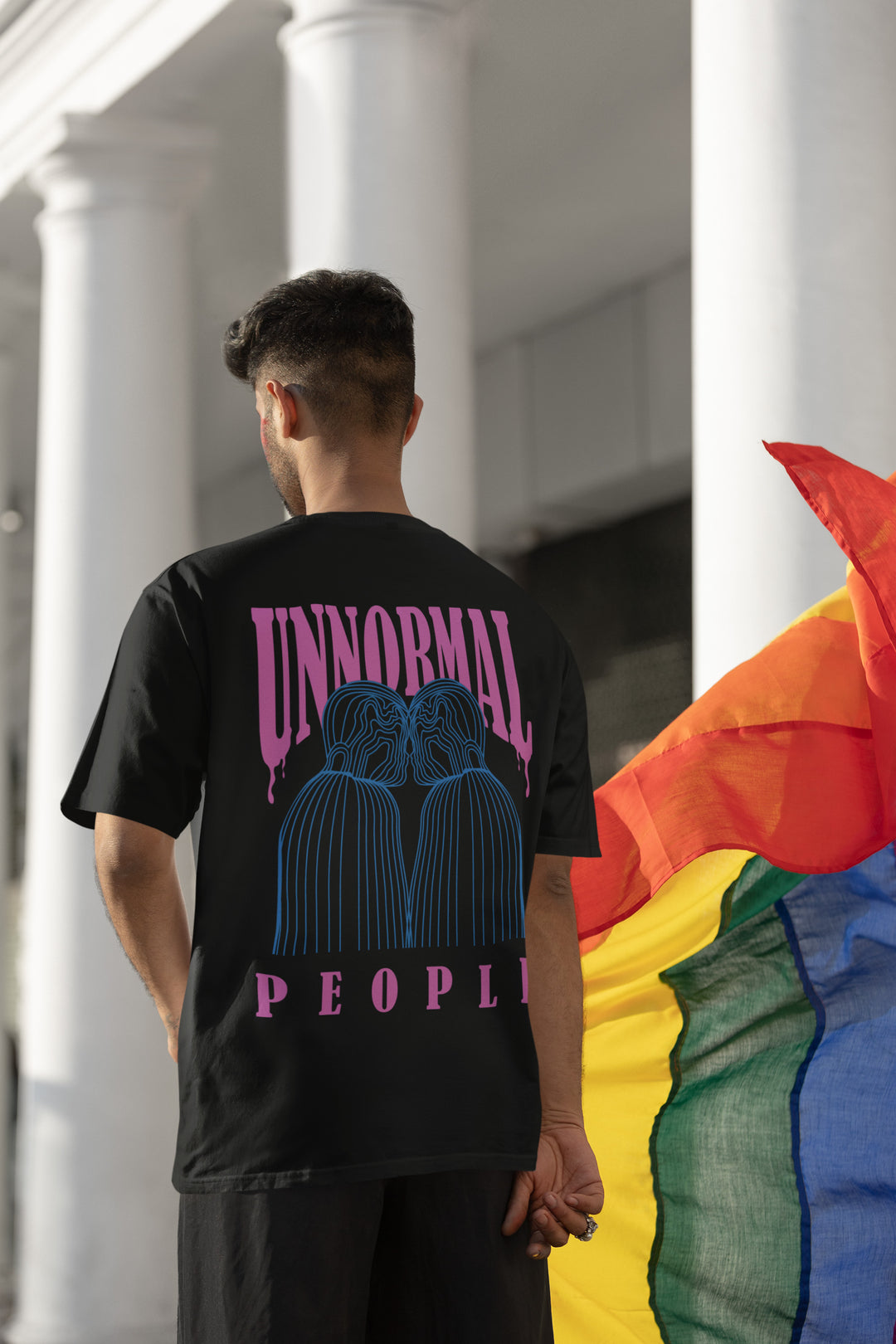 NATZ Clothing! Oversized Statement T-Shirt "unormal people" MarketPrint