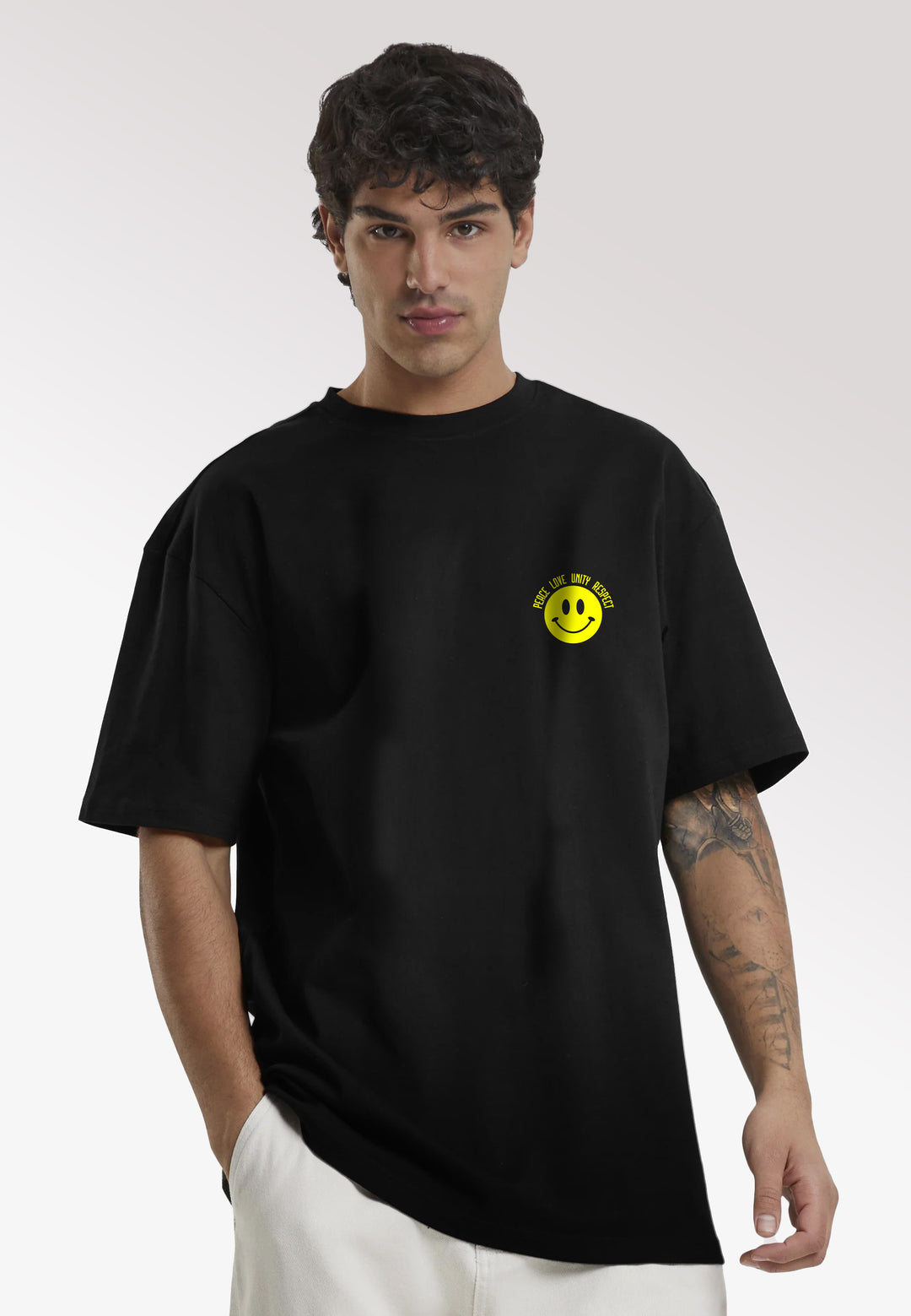 "PLUR | Oversized Techno T-shirt (Doubleprint)