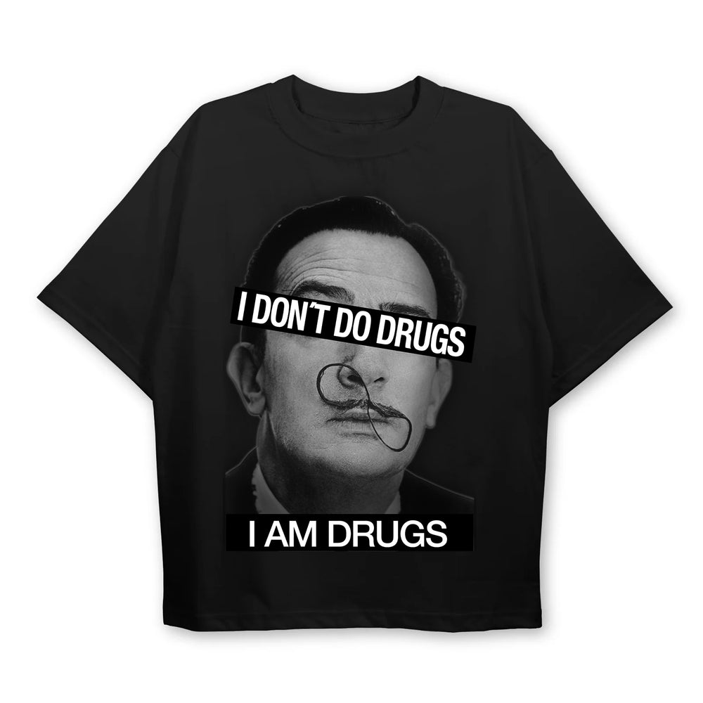 Dali I don’t do drugs shirt schwarz 