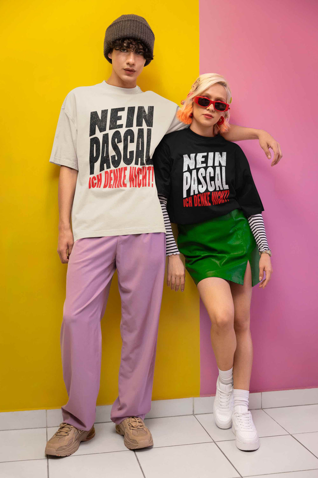 "Nein Pascal, ich denke nicht!" Lustiges Tik-Tok Meme T-Shirt (Frontprint) MarketPrint