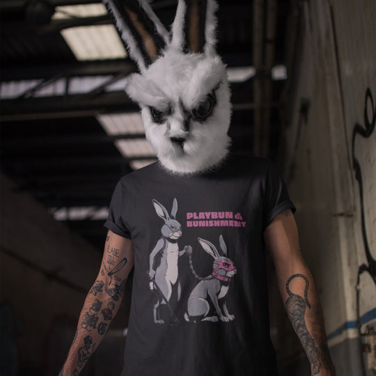 "Playbun & Bunishment" Kinky Party T-Shirt  (Frontprint)