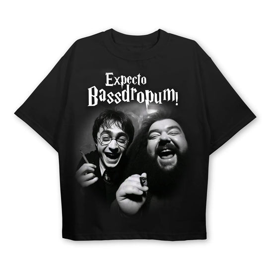 "Expecto Bassdropum!" Oversize Rave Shirt (Frontprint)