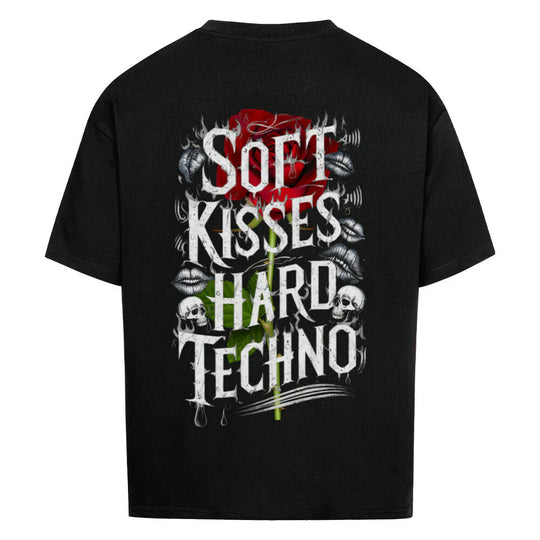 NATZ Clothing "Soft Kisses Hard Techno" T-Shirt (Backprint) MarketPrint