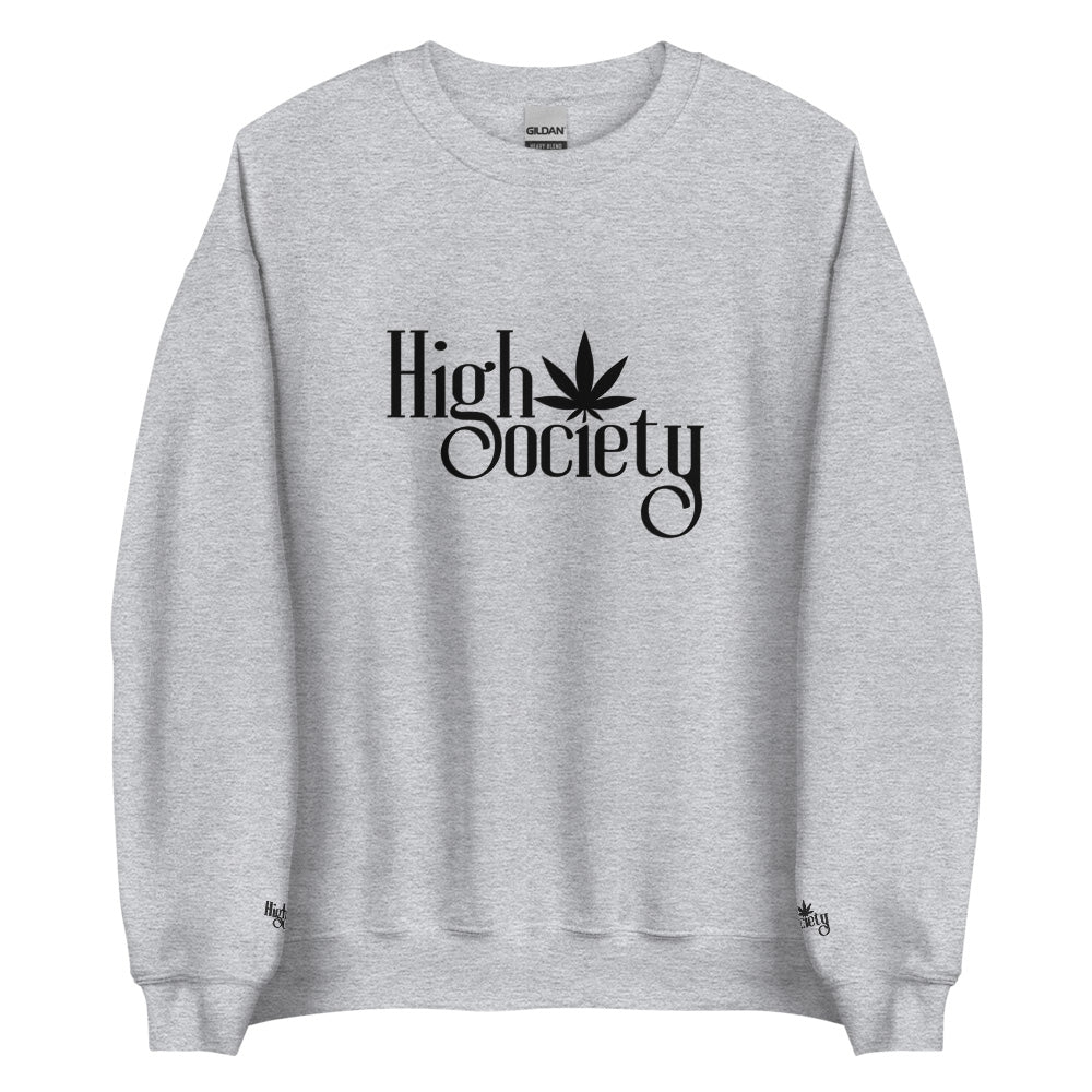 HIGH SOCIETY Sweatshirt xs-5xl FESTIVAL OUTFITS & STREETWEAR