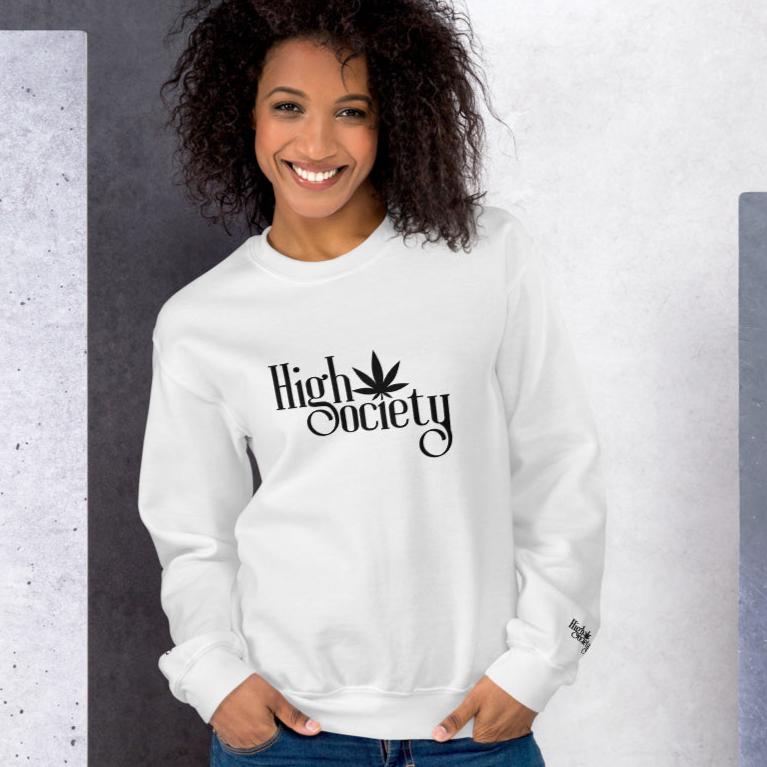 HIGH SOCIETY Sweatshirt xs-5xl FESTIVAL OUTFITS & STREETWEAR